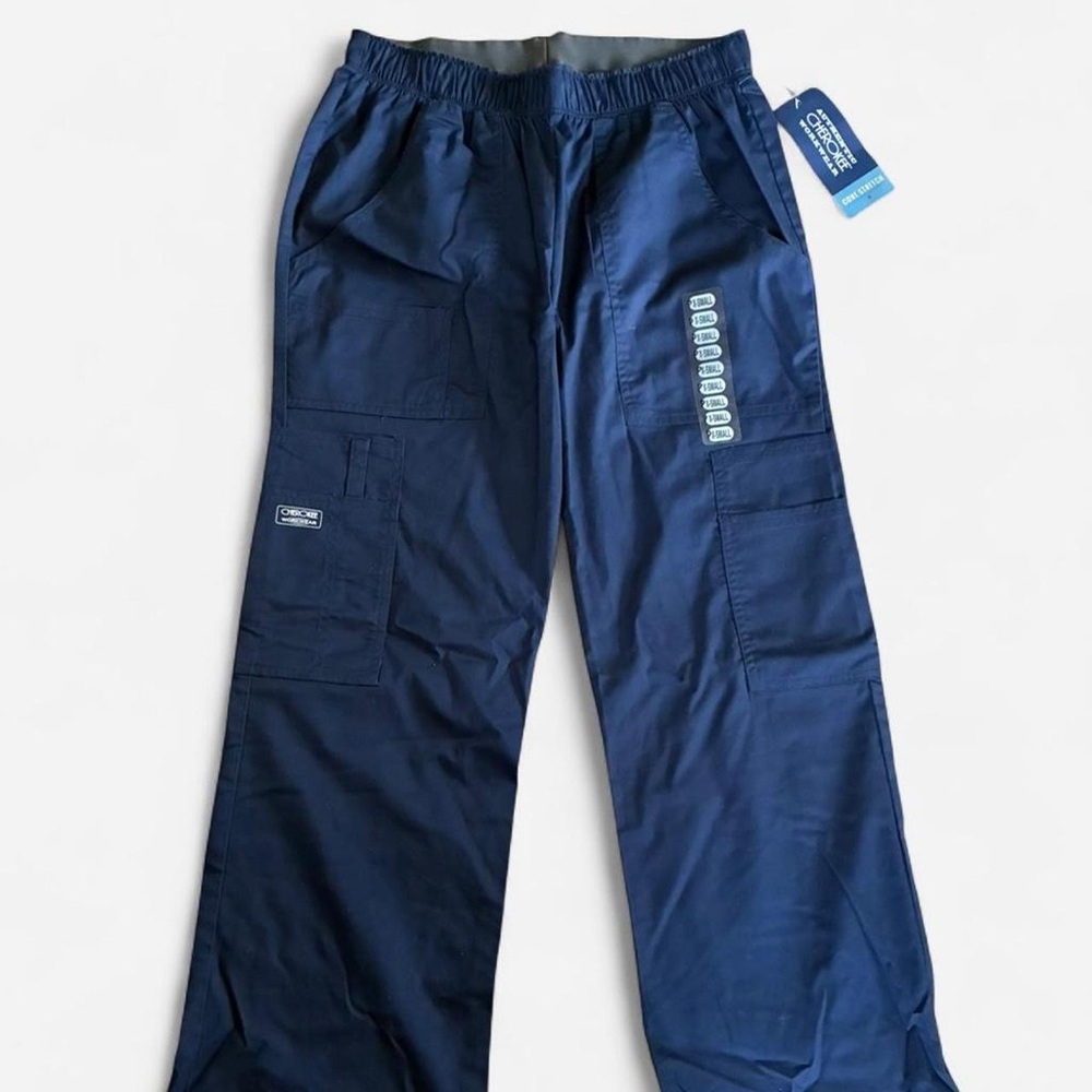 Cherokee Workwear Navy Scrub Pants Brand New w/ Tags (Free item!)